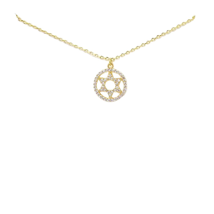 BITZ ETERNAL STAR OF DAVID NECKLACE / MAGEN DAVID - two color options