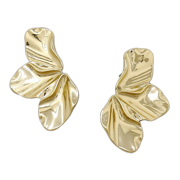 BITZ HALF FLOWER STATEMENT EARRING
