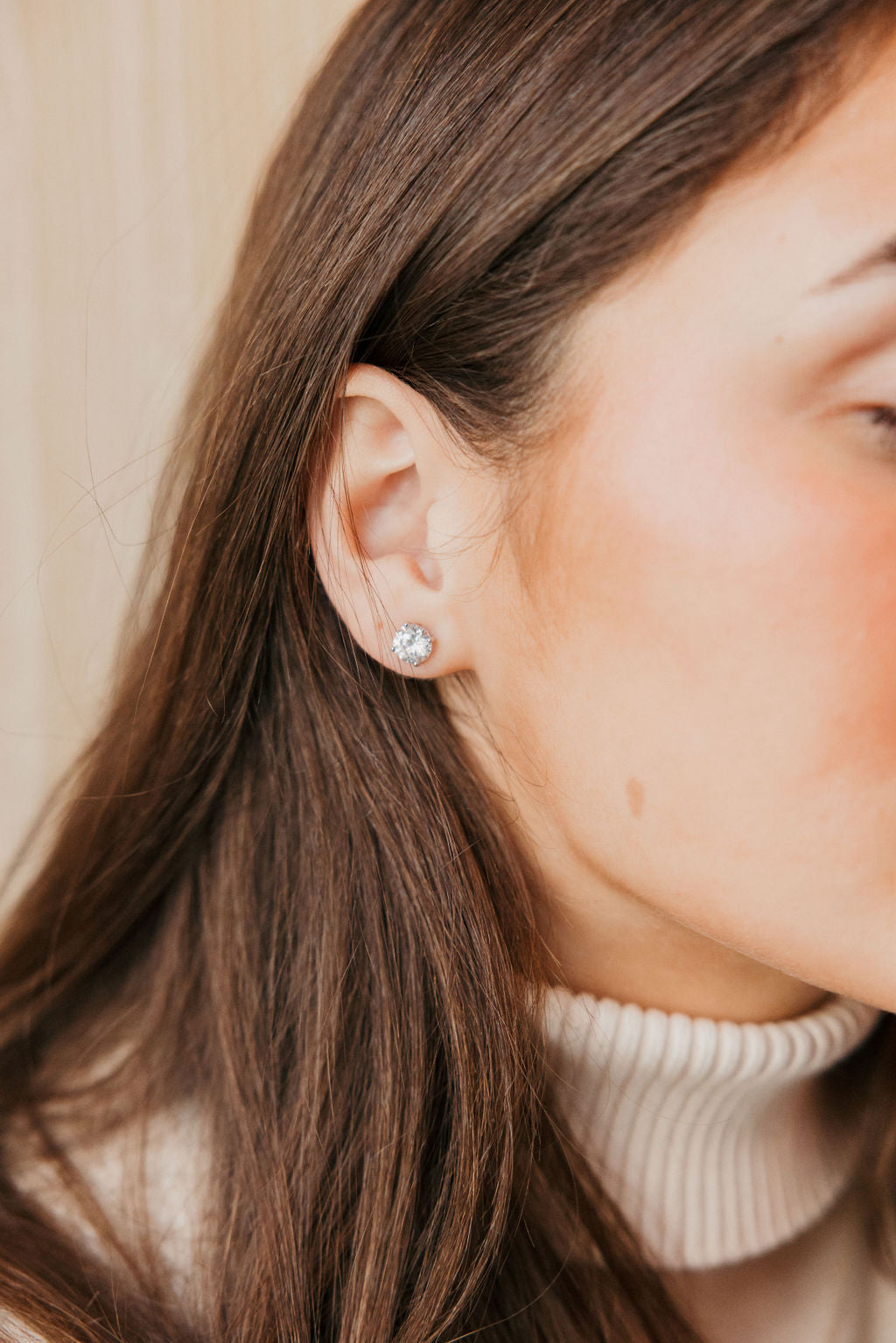 The Diamond Stud Earring