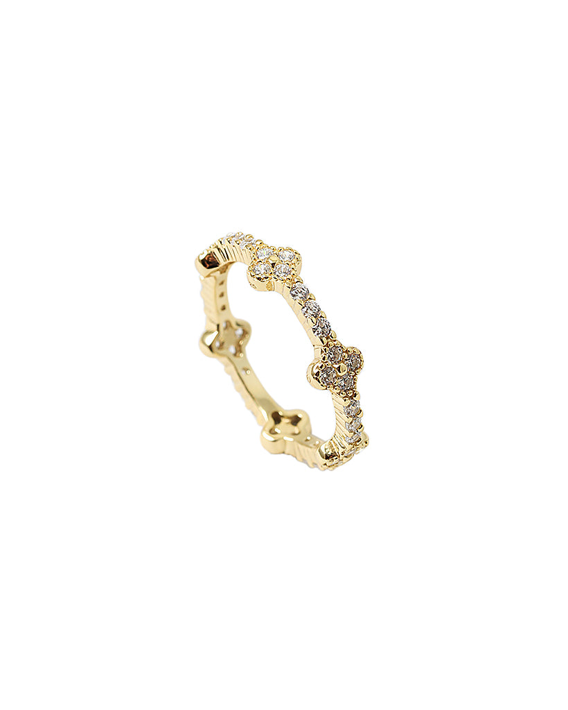Clover Band Ring