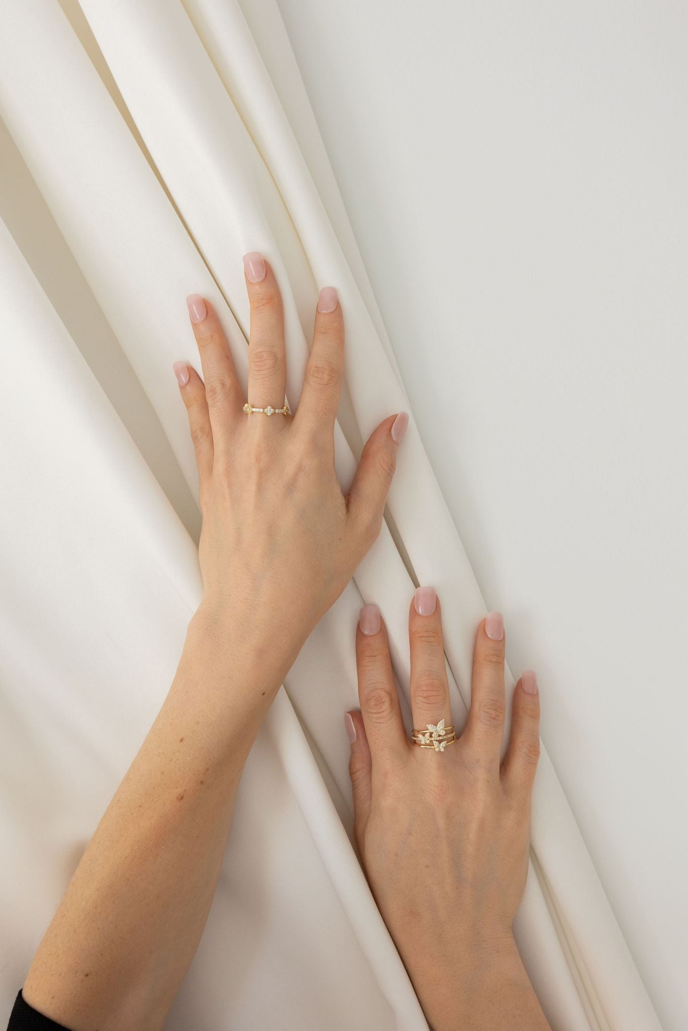 Clover Band Ring