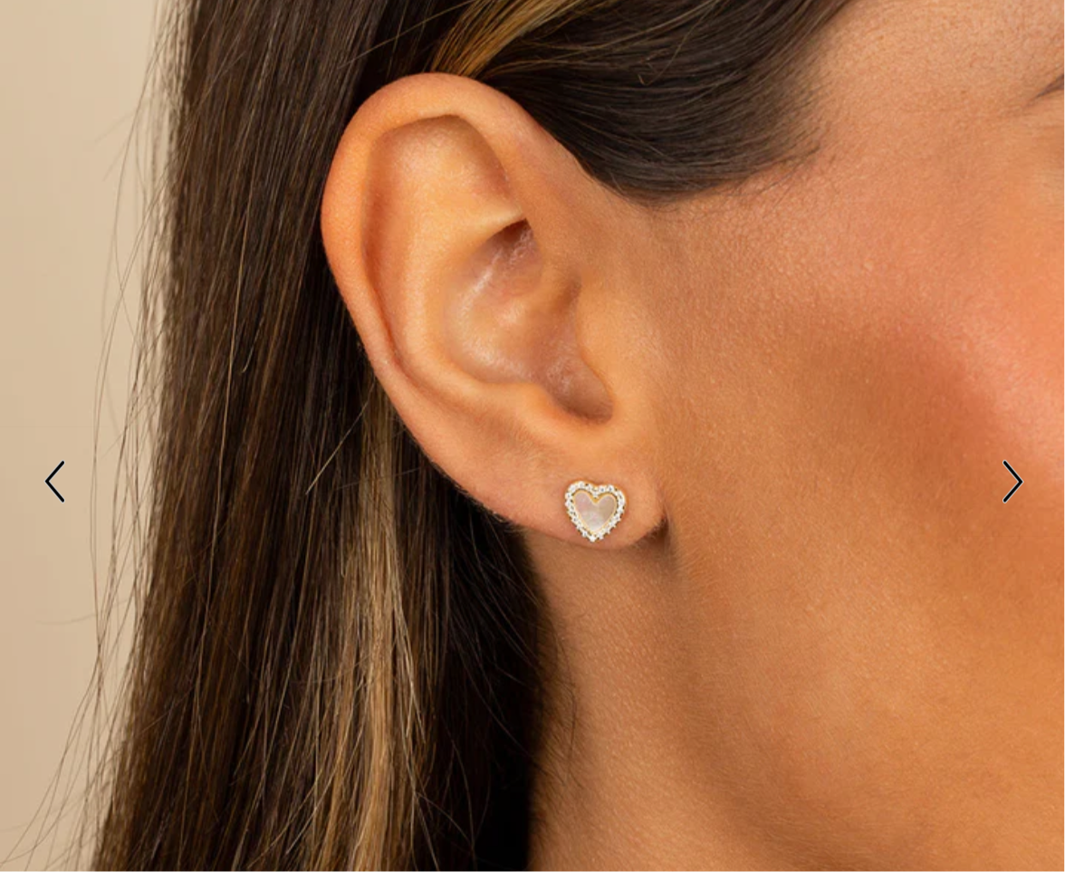 Aria Heart Earring