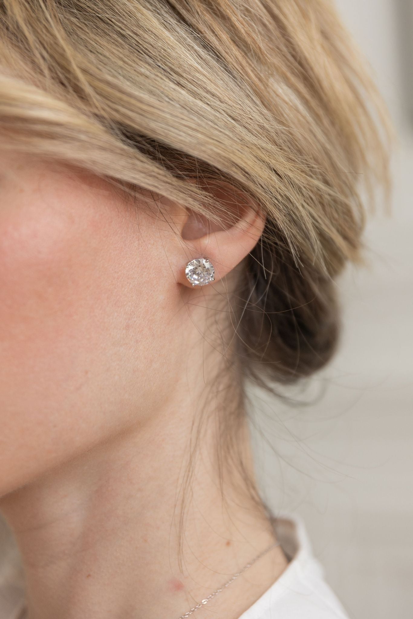 The Diamond Stud Earring