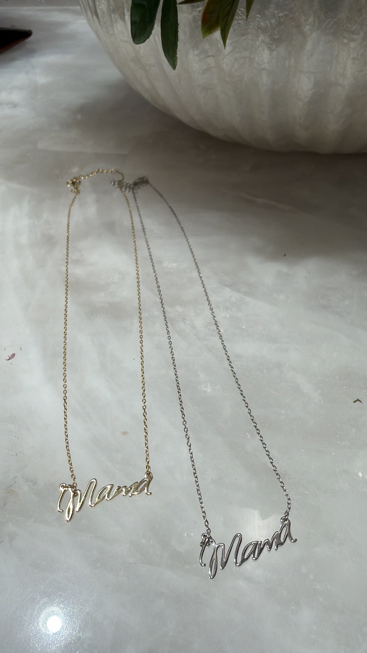 Mama Necklace - Sterling