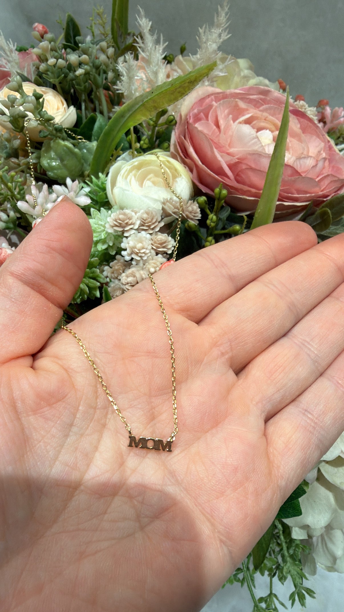 Mom Necklace - Sterling