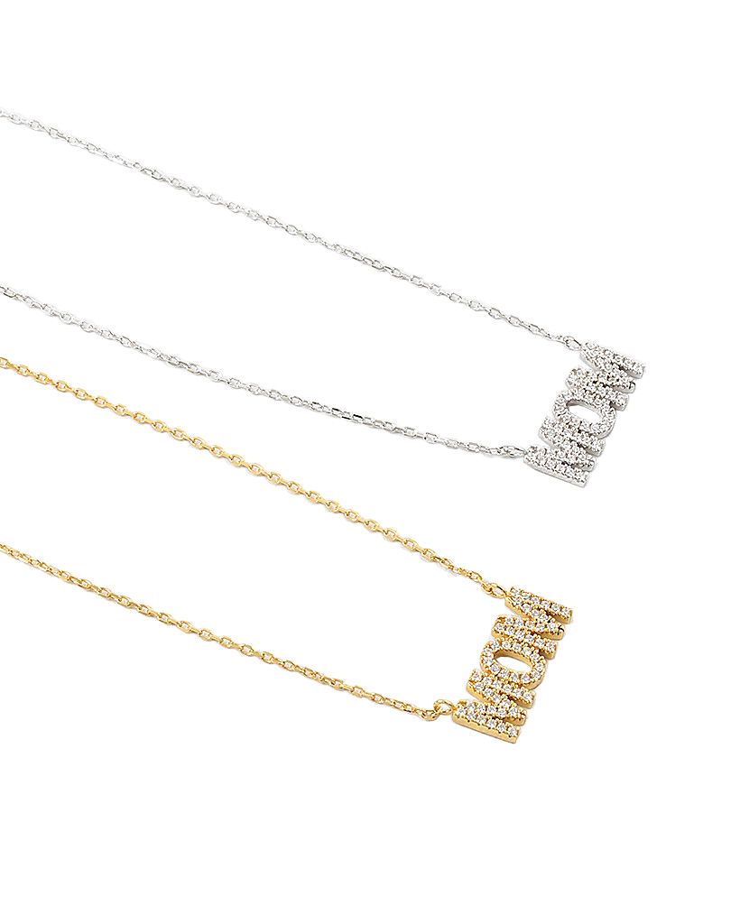 BITZ MOM CZ NECKLACE