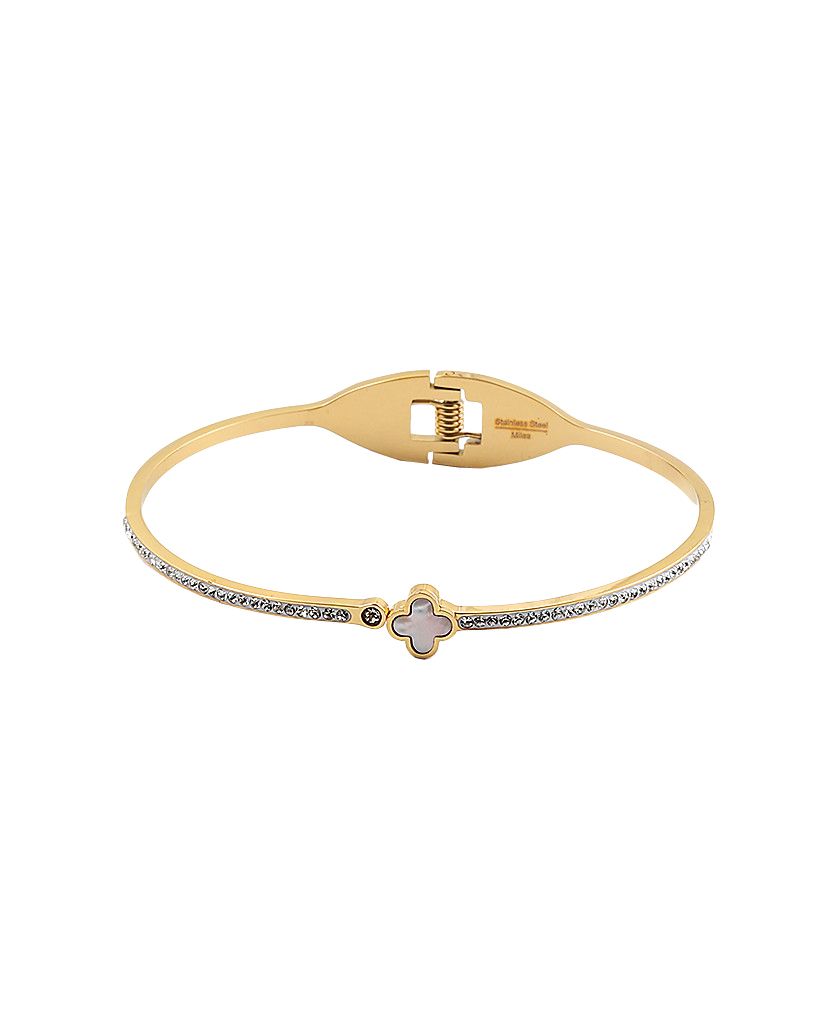 BITZ CLOVER MOTHER PEARL BRACELET
