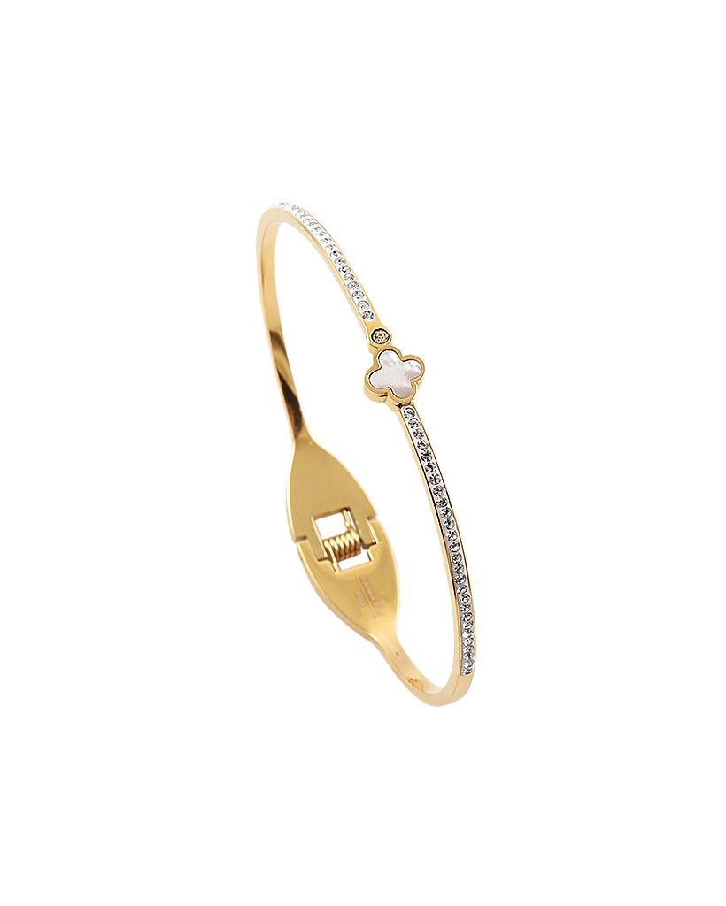 BITZ CLOVER MOTHER PEARL BRACELET