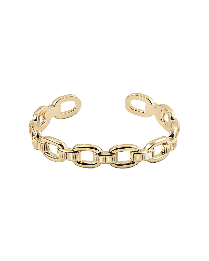 CHUNKY CHAIN CUFF BRACELET