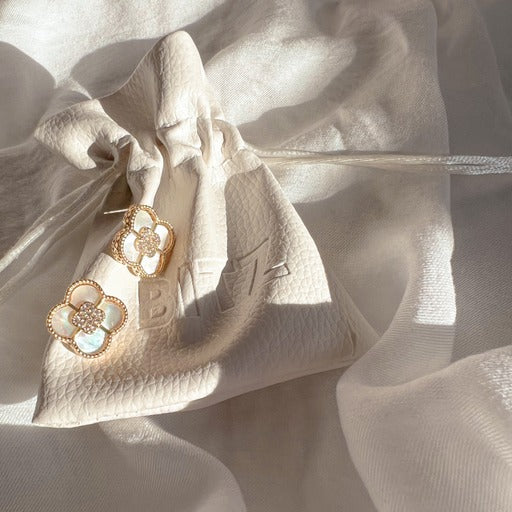 The Pearl Clover Earring