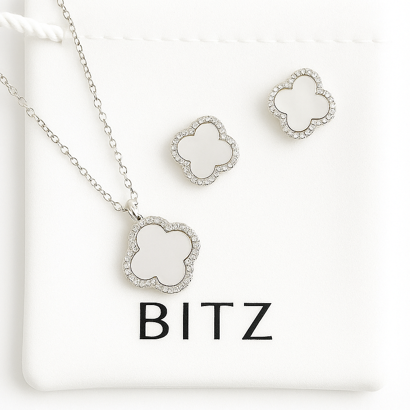 The Clover Mini Set - Silver Glow