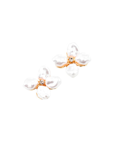 Elizabeth Flower Stud Earring