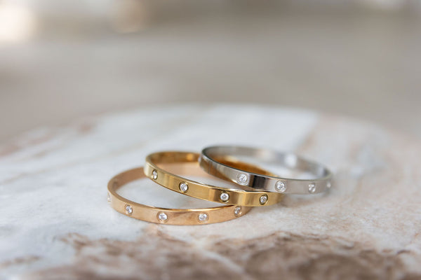 SET IN STONE BANGLE