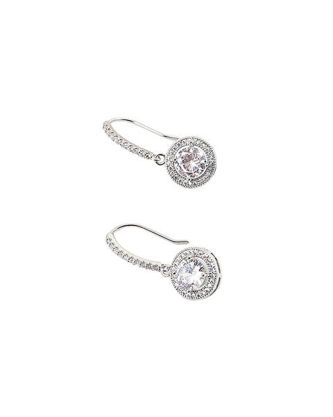 BITZ SOLITAIRE HANGING EARRING