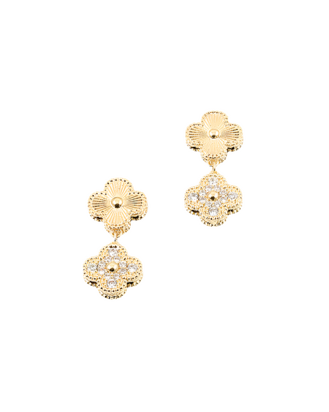 Sophie Clover Drop Earrings