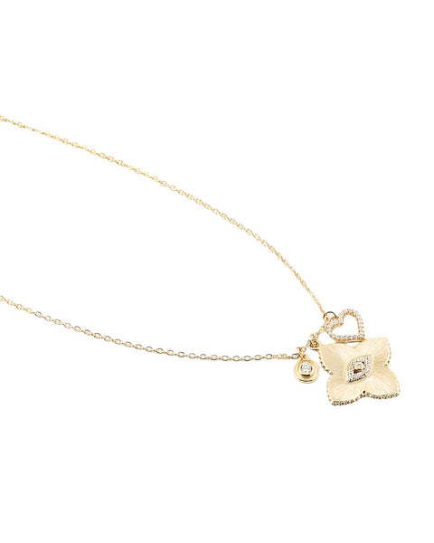 Lena Clover Trio Charm Pendant