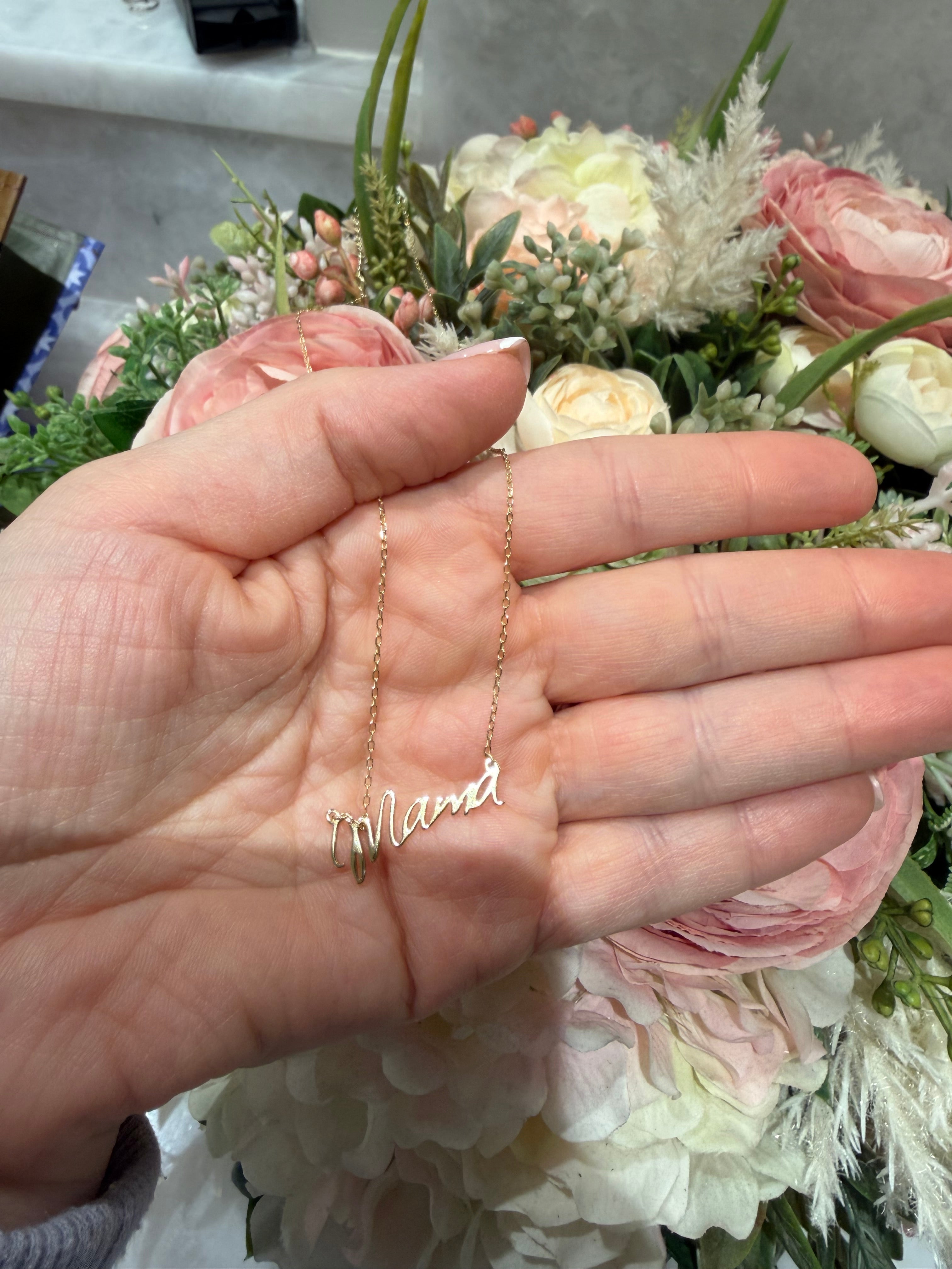 Mama Necklace - Sterling