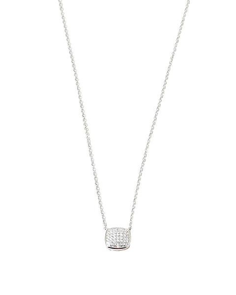 BITZ CZ CUSHION NECKLACE