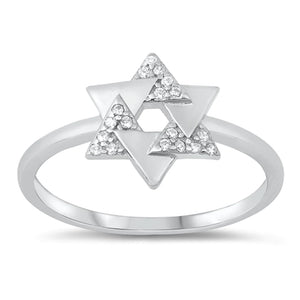 BITZ STAR OF DAVID 925 STERLING RING