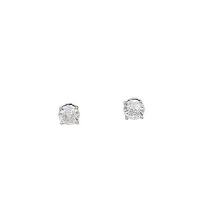 BITZ CZ FOUR PRONG STUD EARRING