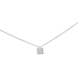 BITZ SQUARE CZ NECKLACE