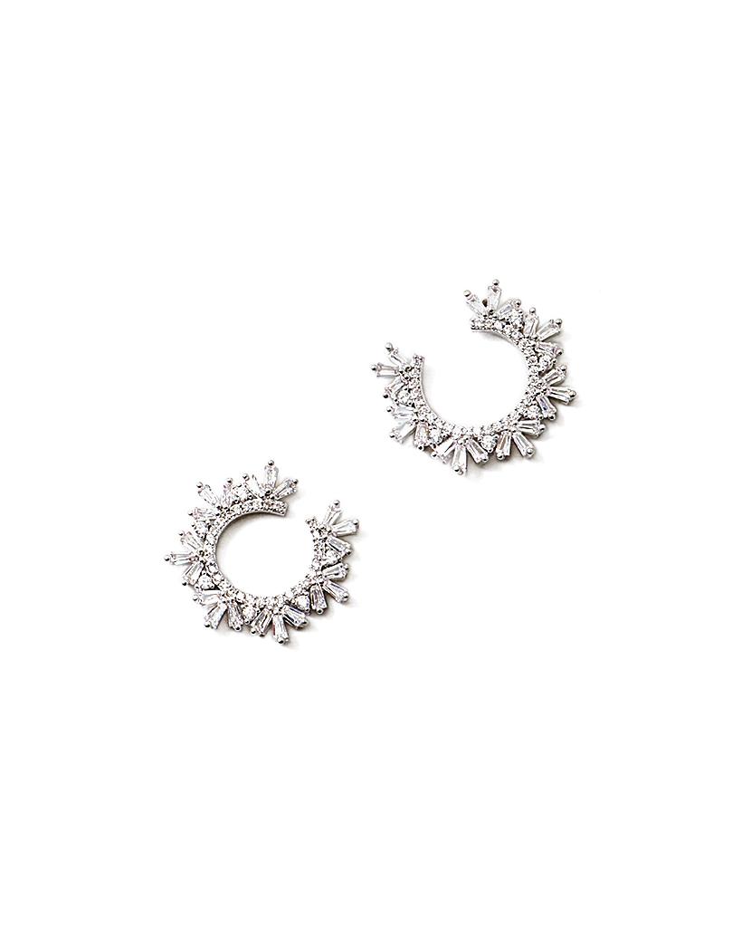 The CZ Arc Earring