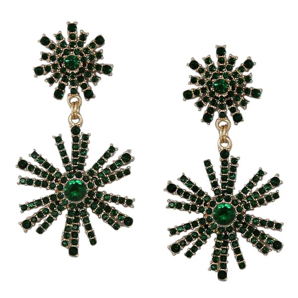 BITZ OVERSIZED STARBURST DROP EARRING