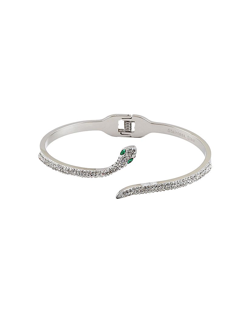 BITZ SNAKE BRACELET - CZ - GOLD