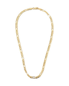 BITZ FIGARO CHAIN NECKLACE 14K PLATED
