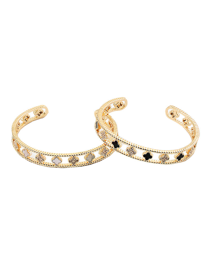 The Clover Cutout Bangle