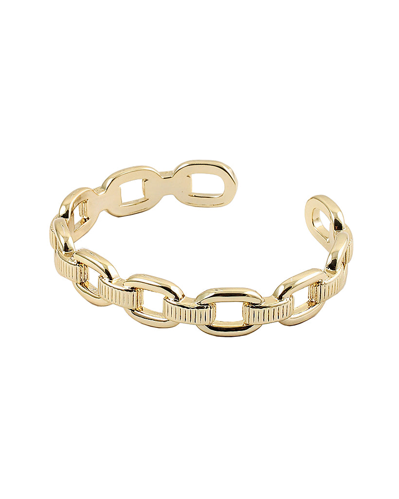 CHUNKY CHAIN CUFF BRACELET