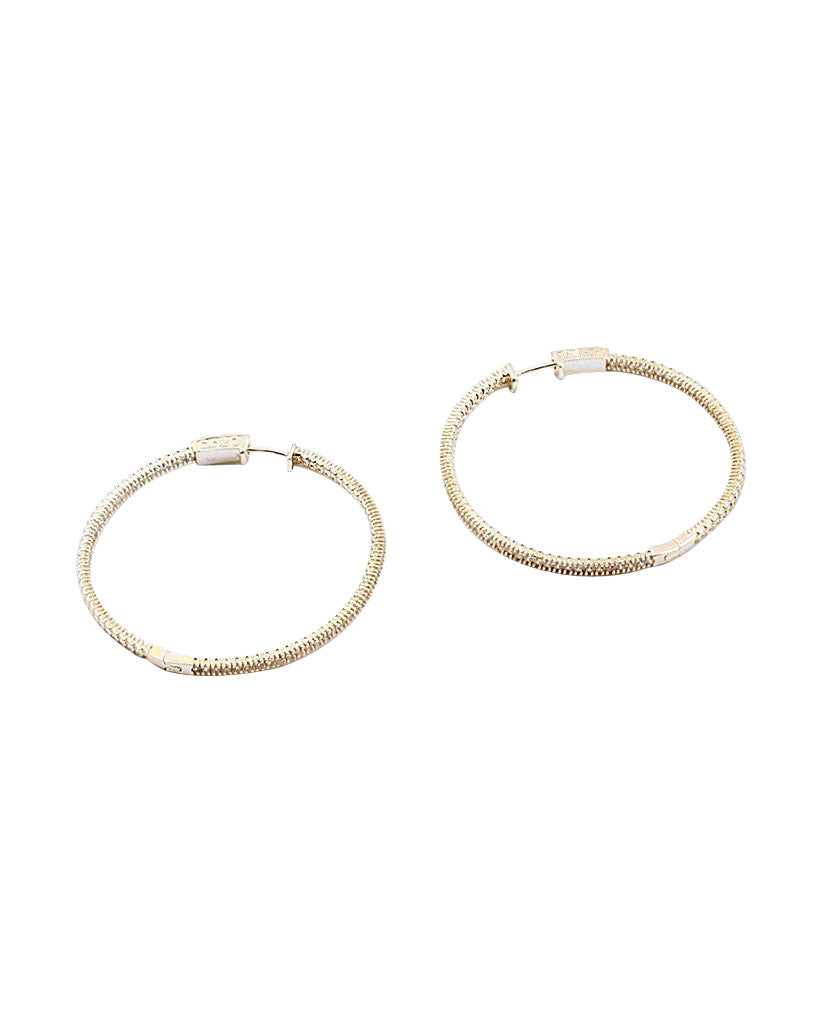Stella CZ Pave Hoop