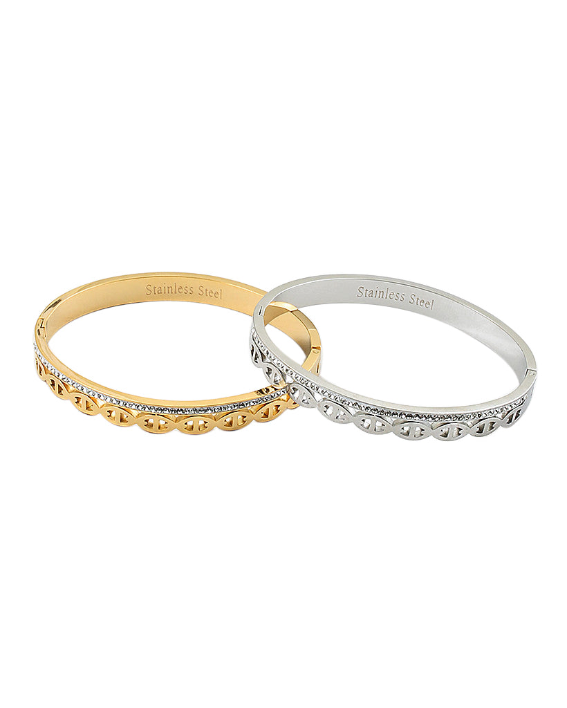 BITZ HORSEBIT INSPIRED BRACELET - Gold Or Silver