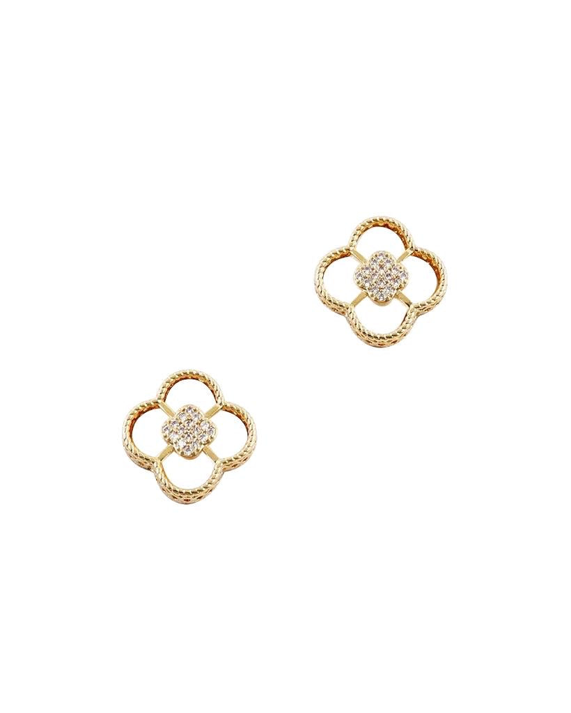 The Pearl Clover Earring