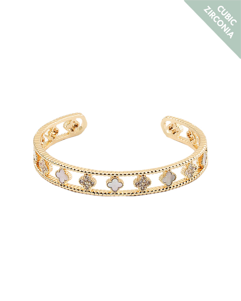The Clover Cutout Bangle