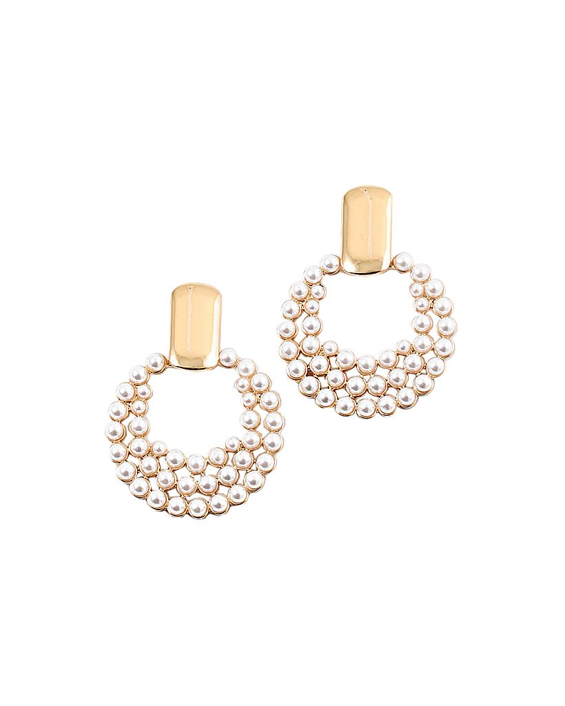 BITZ NEW PEARL STATEMENT EARRING